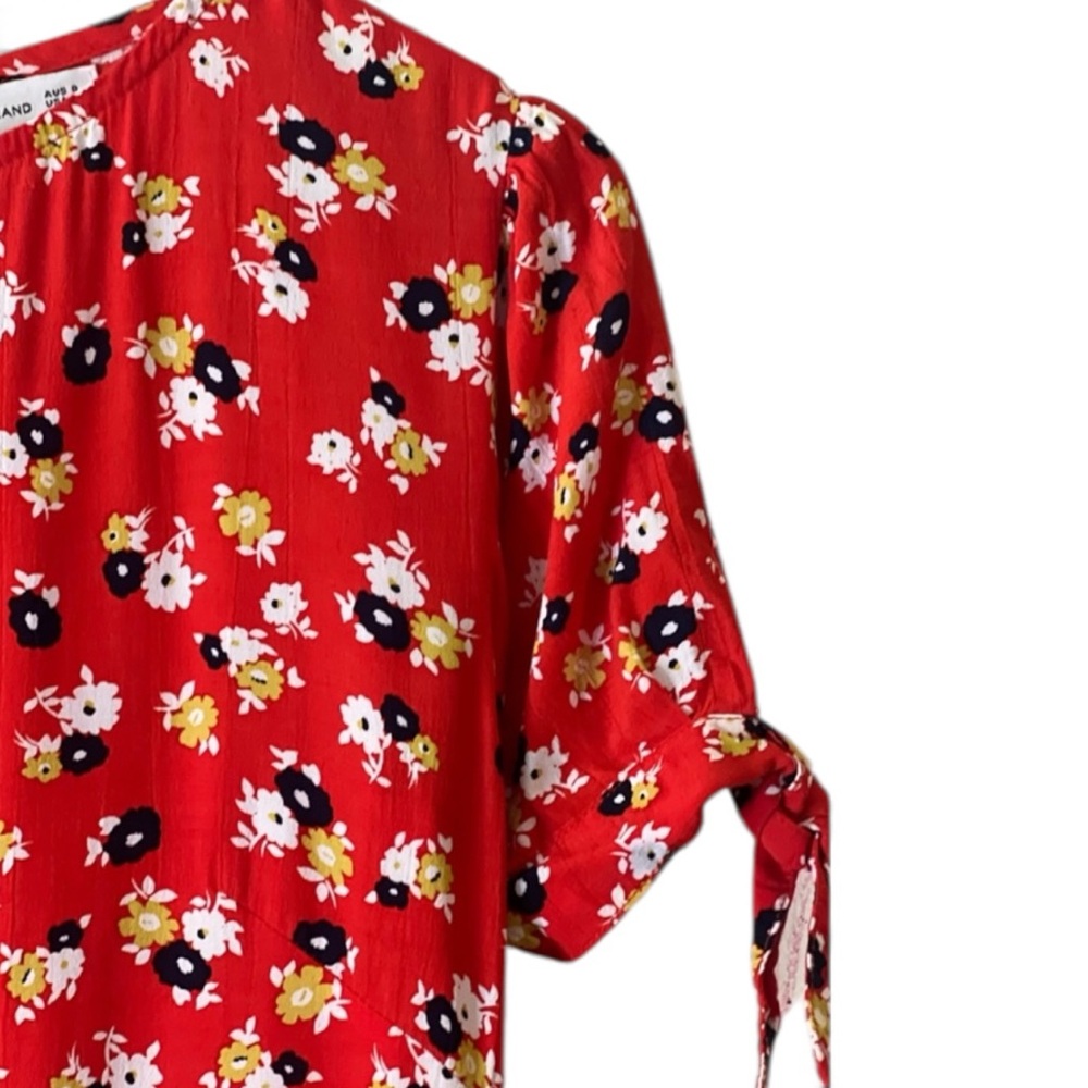Faithfull The Brand Daphne Floral Short Sleeve Mini Dress - Picture 5 of 16